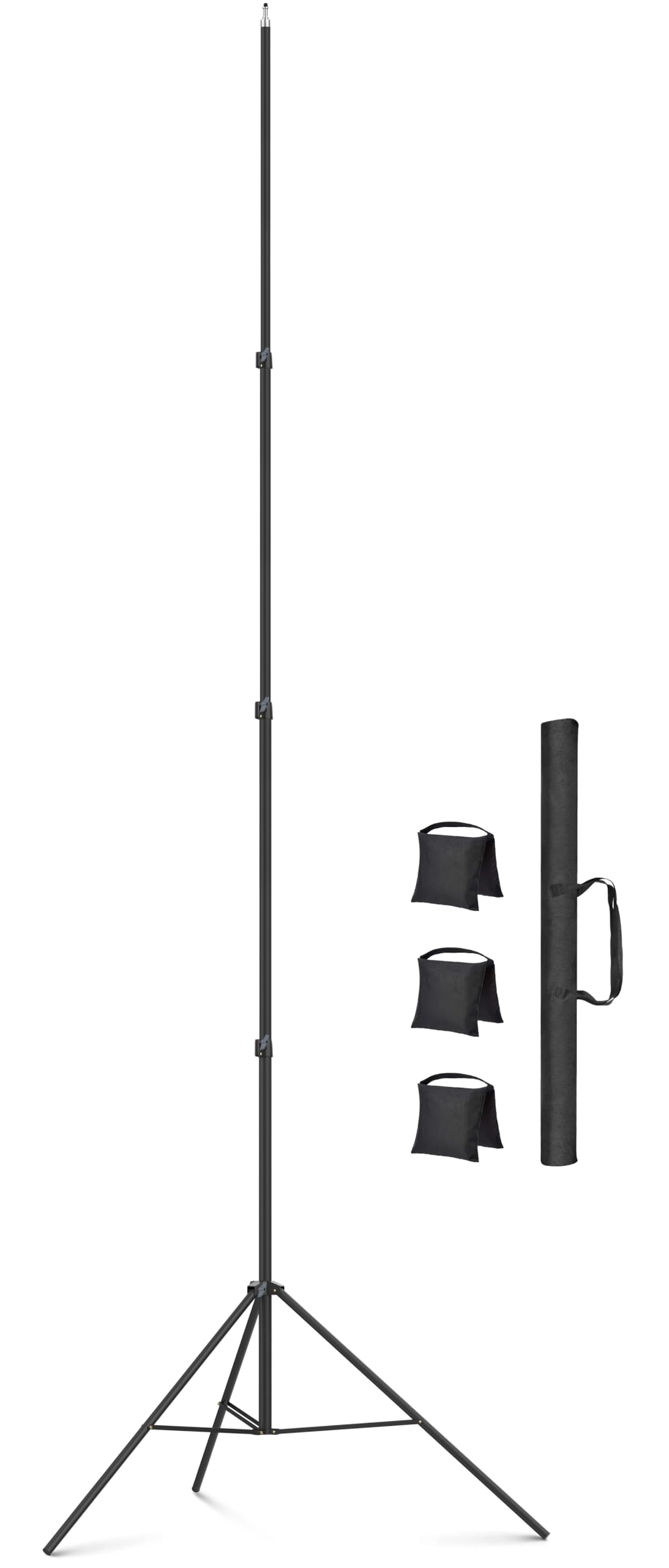 16.4ft Heavy Duty Camera Tripod Stand - 197inch Tall Professional Video Tripod for Sports Photography, Filming & Recording | Perfect for GoPro, DSLR Cameras, Live Streaming & Outdoor Events