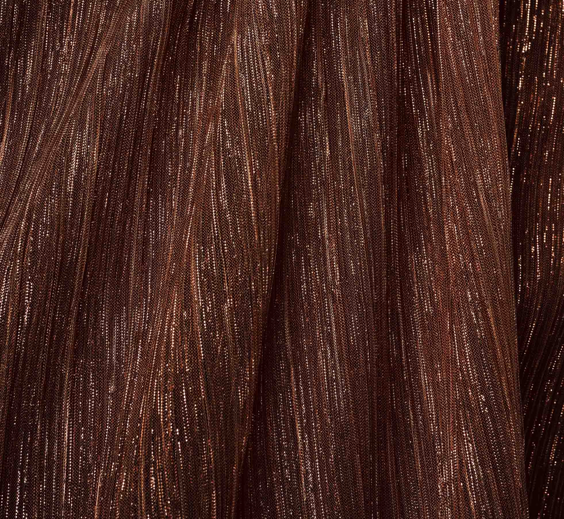 Elegant Stardust Pleated One Shoulder Evening Gown in Copper - Perfect for Prom, Homecoming, and Formal Events