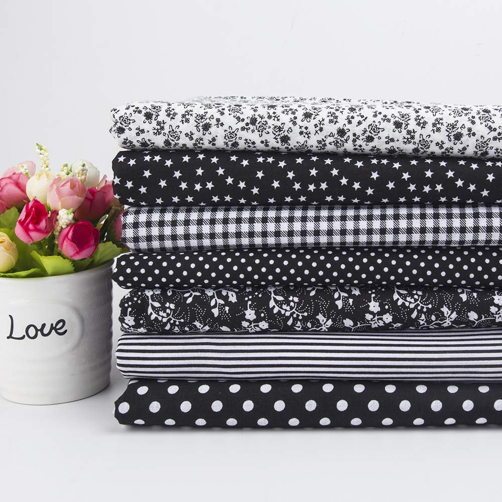 7-Piece Cotton Fabric Bundle - 20
