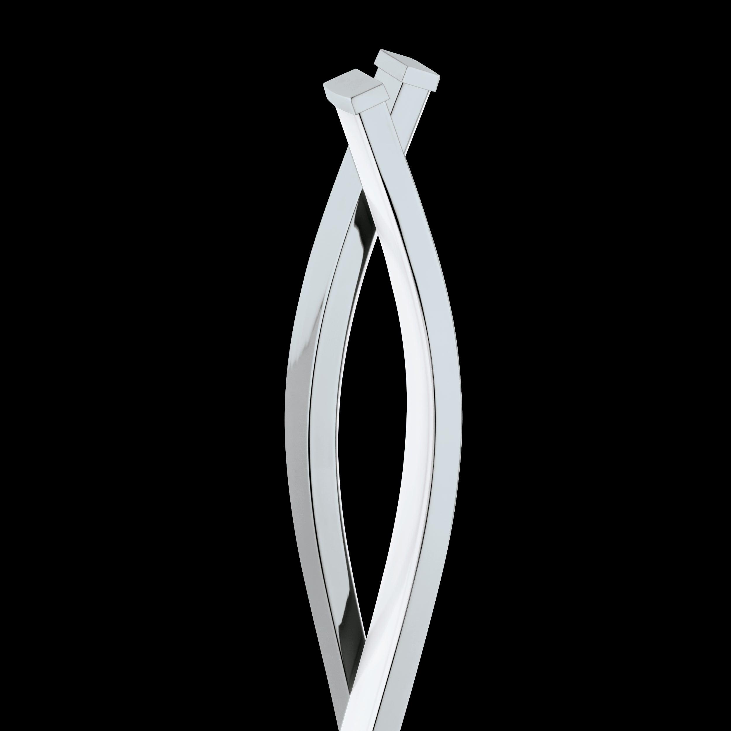 Eglo Lasana 2-Light LED Table Lamp in Chrome - Modern Desk Lamp for Home Office, Bedroom Nightstand & Living Room Decor