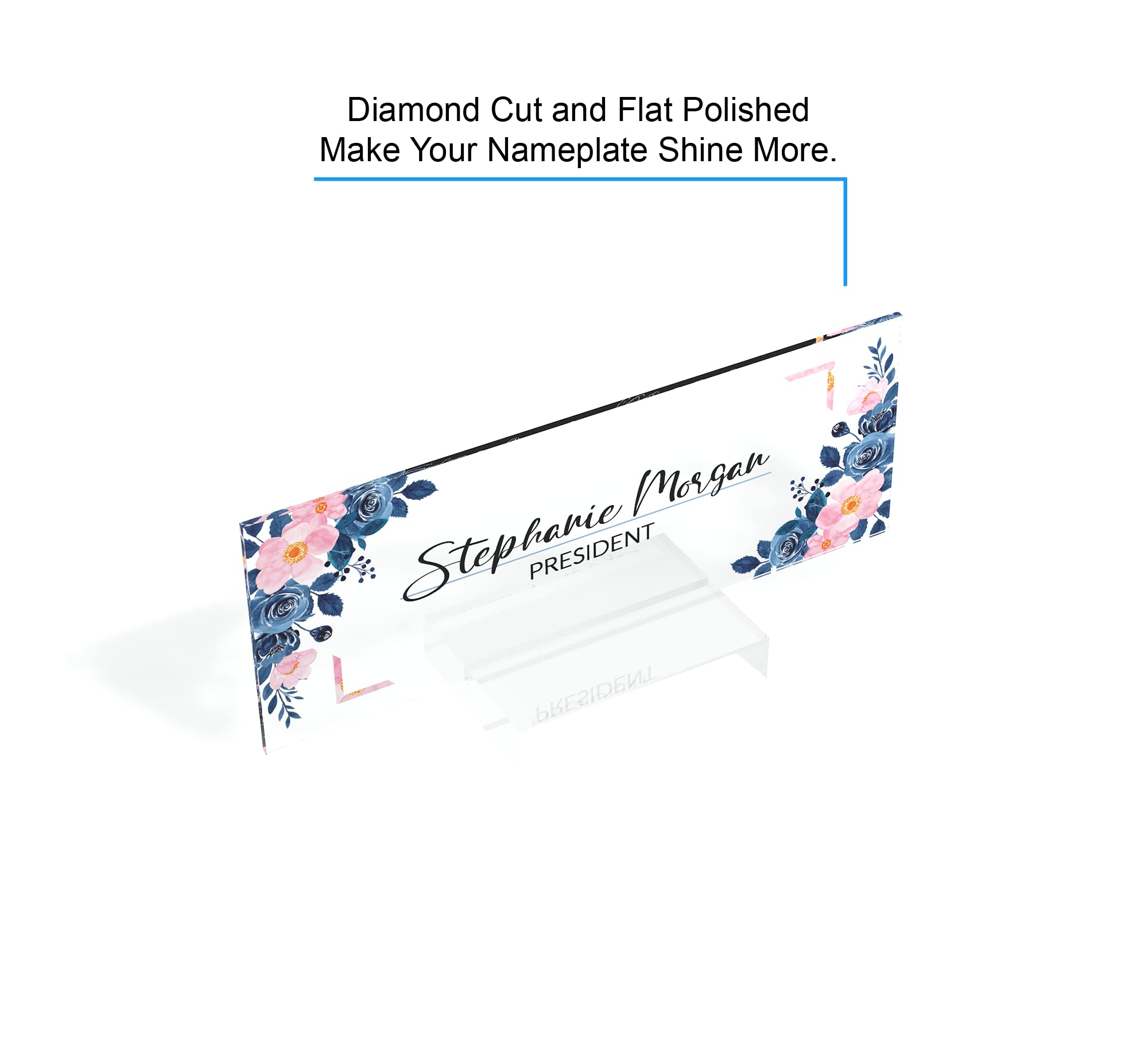 Custom Engraved Name Plates for Office Desk & Wall - ARTSWAVE | Professional Workspace Decor