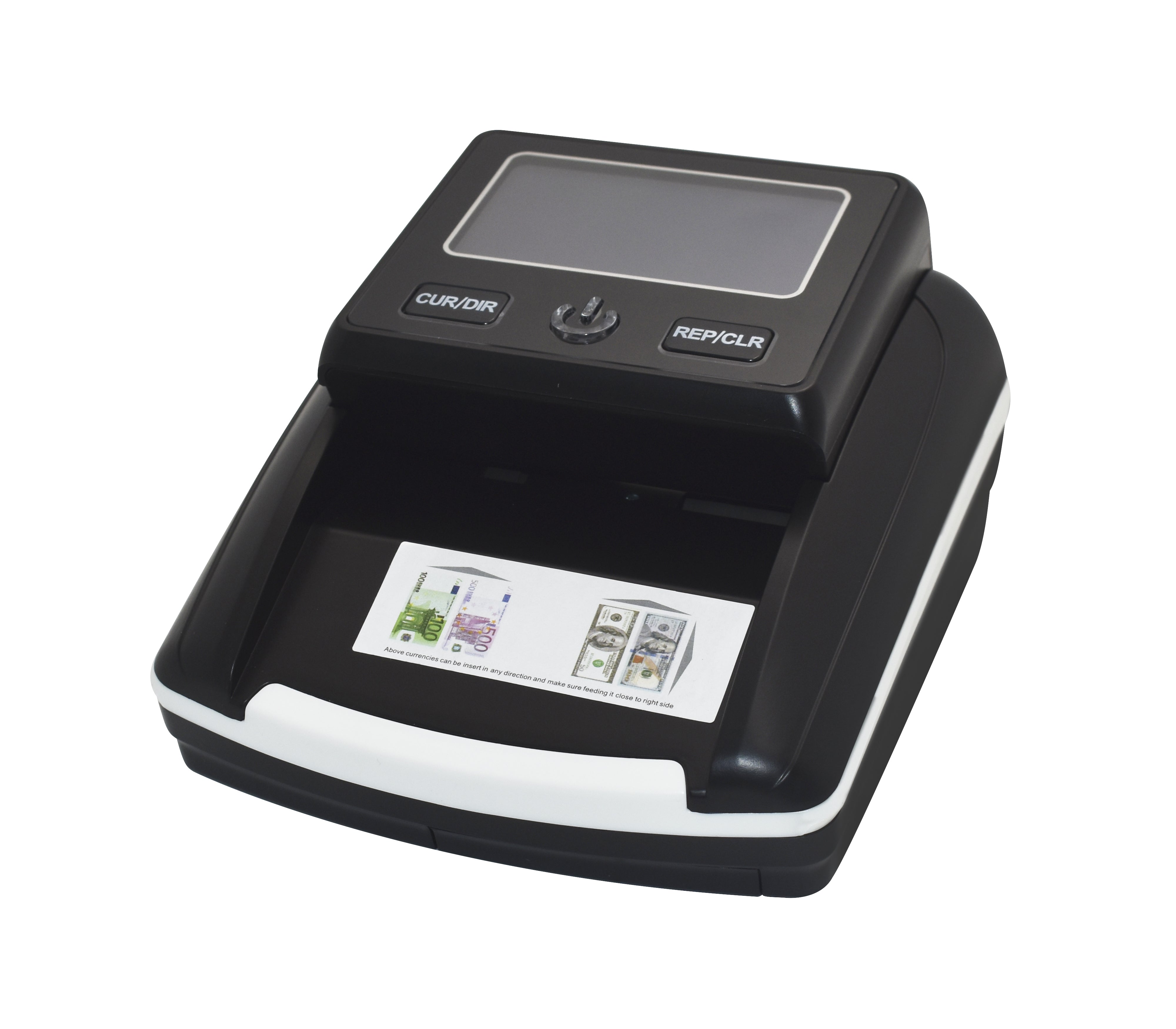 Roccia Blue Screen UV Counterfeit Money Detector for USD - Perfect for Cashiers, Retail Stores & Banks
