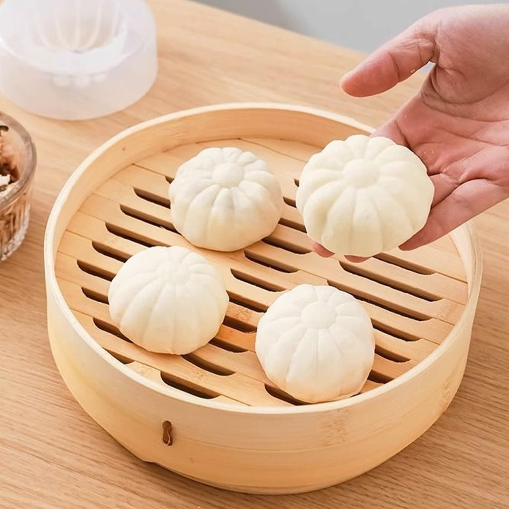 10Pcs Non-Stick Steamed Bun Molds - BPA Free Food Grade Dumpling Maker for Baozi, Momo & Pastries | Easy to Clean & Reusable | Perfect for Home Kitchen, Restaurants & Asian Cuisine Lovers | Great for Meal Prep, Frozen Dumplings & Party Snacks