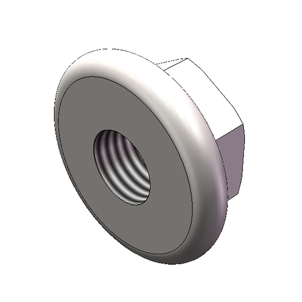 BD4802 9 Hex Flange Nut M5 - High Strength Stainless Steel Flanged Hex Nut for Automotive, Machinery & DIY Projects - Perfect for Fastening, Repair and Assembly Applications