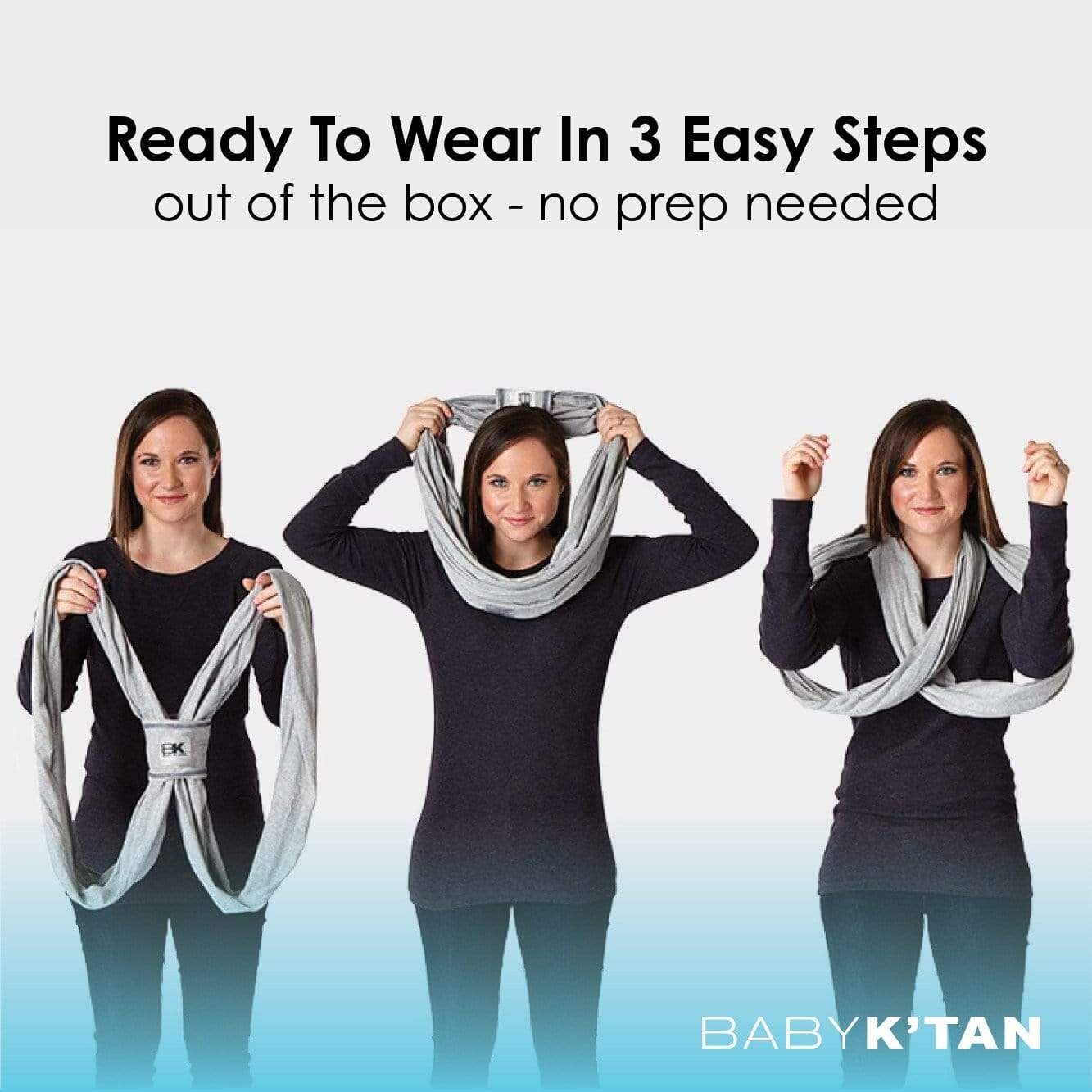 Premium Baby Carrier for Newborn to Toddler - Ergonomic & Adjustable Charcoal Gray Infant Sling - Hands-Free Comfort for Parents - Perfect for Hiking, Shopping & Daily Use