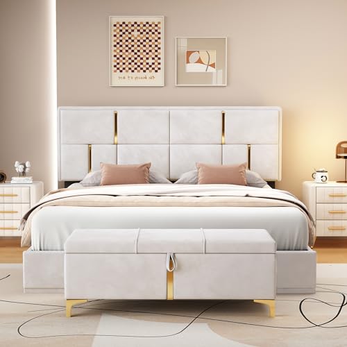 Beige+ottoman