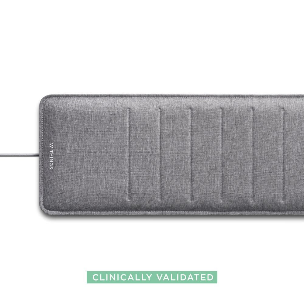 Withings Sleep Analyzer - Under Mattress Sleep Tracker with Heart Rate & Breathing Monitoring | Improve Sleep Quality for Better Health & Wellness | Perfect for Home Use & Sleep Studies