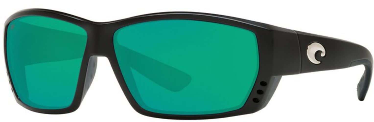 Costa Del Mar Men's Tuna Alley 580P Polarized Rectangular Sunglasses - UV Protection, Lightweight & Durable for Fishing, Driving & Outdoor Activities