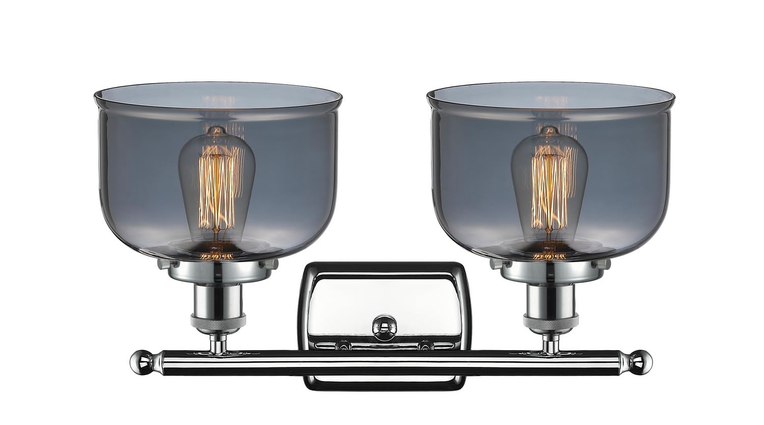 Ballston Collection Chrome Finish LED Bath Vanity with Transitional Design - 916-2W-PC-G73-LED - Perfect for Modern Bathrooms and Powder Rooms