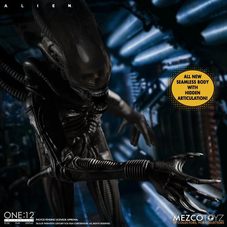 Alien One:12 Collective Action Figure - Highly Detailed Collectible Toy for Sci-Fi Fans | Perfect for Display, Gifts, and Movie Enthusiasts