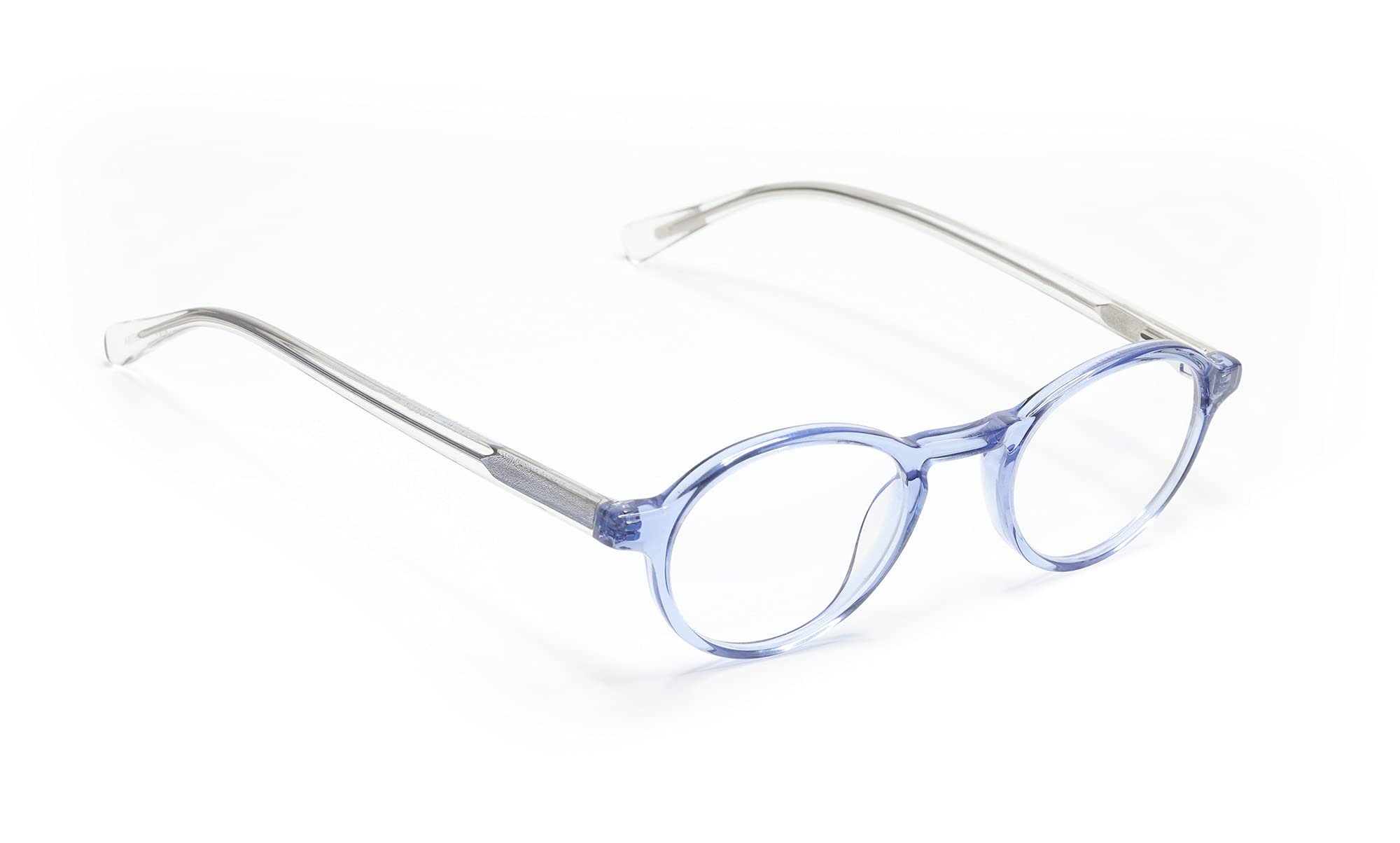 eyebobs Board Stiff Narrow Reading Glasses - Premium Round Frame for Men & Women with Narrow Faces (0.0x to 4.0x) | Perfect for Office Work, Reading Books & Computer Use