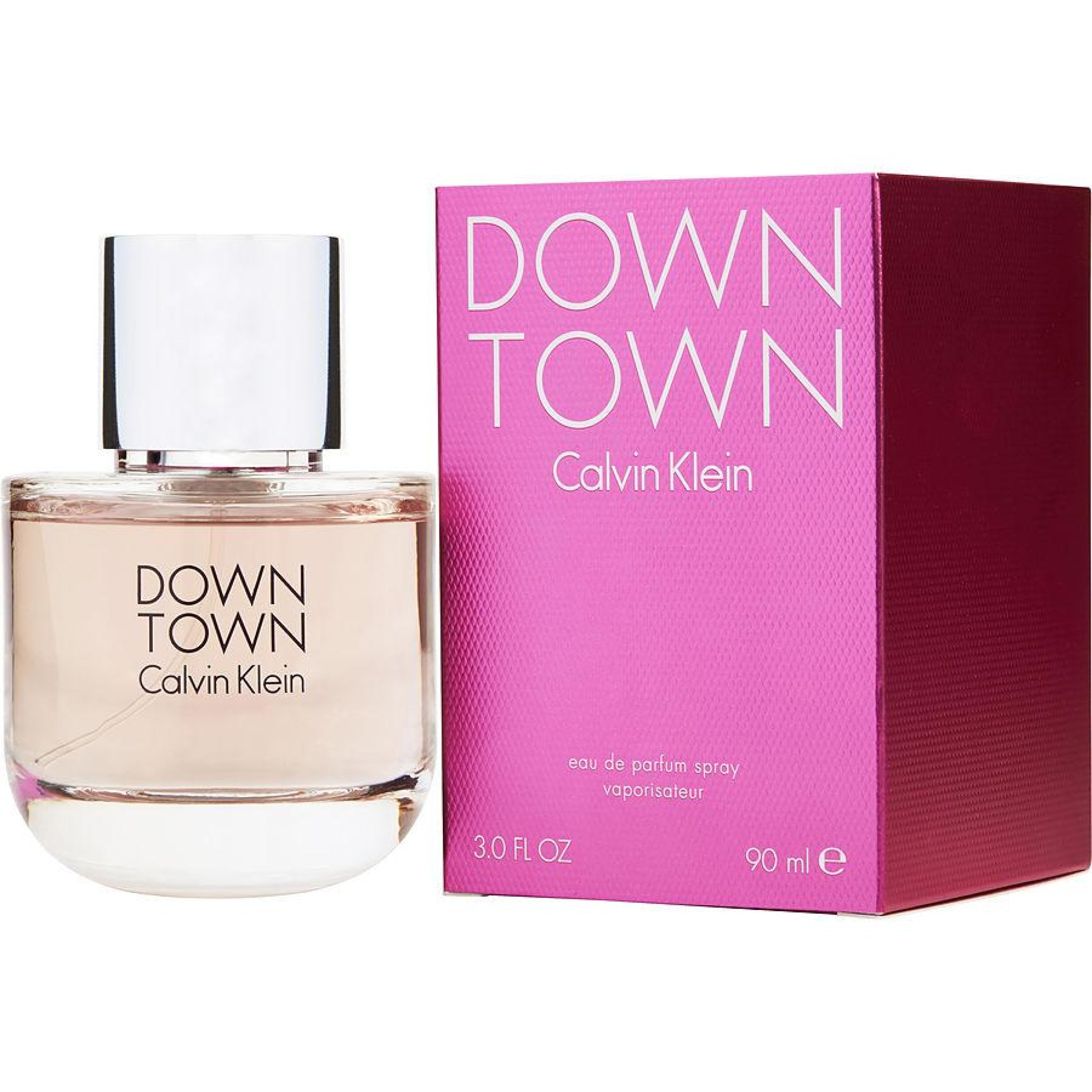 Calvin Klein CK Down Town 90ML EDP Spray for Women - Floral Fruity Perfume for Day & Night Wear, Office & Date Night Fragrance