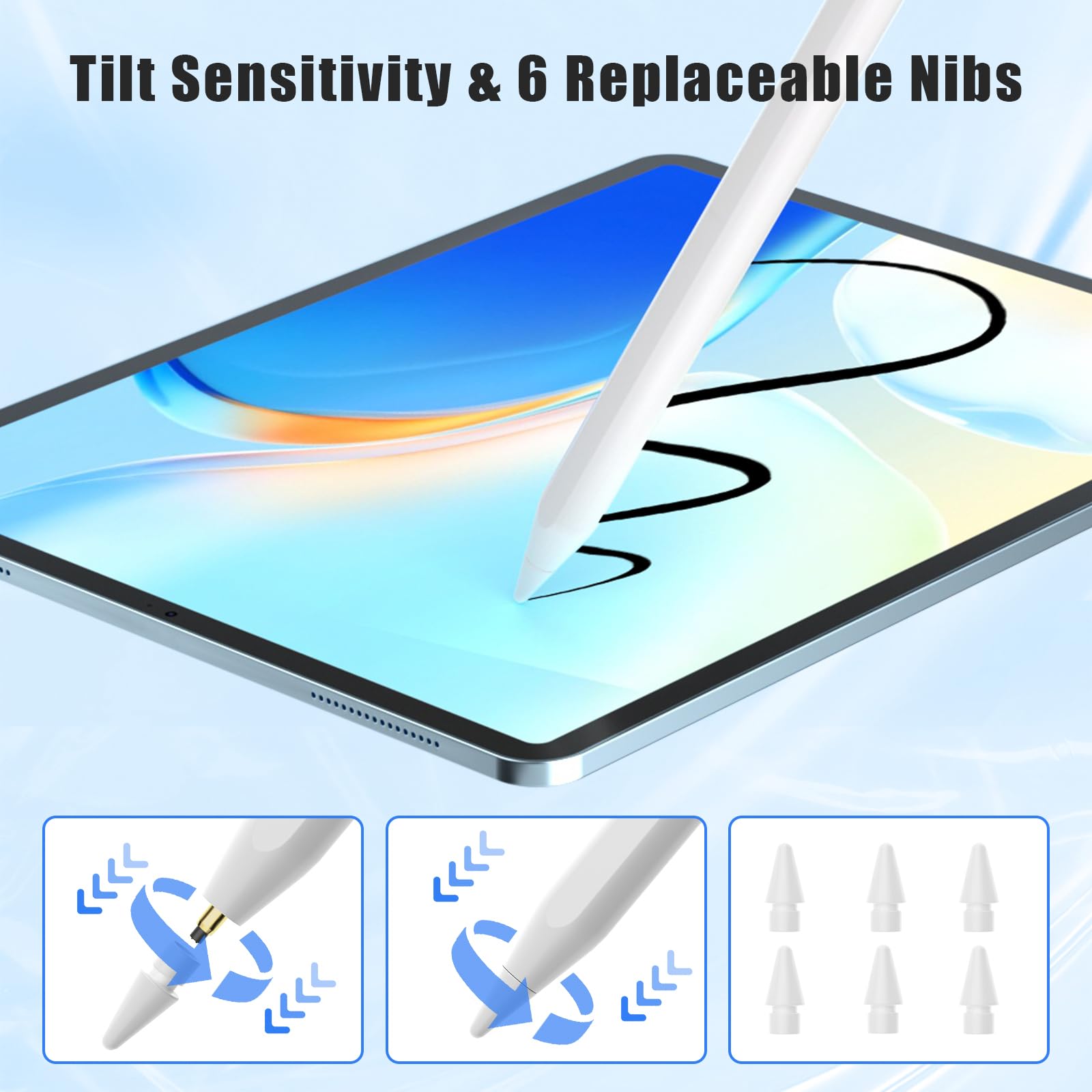 Apple Pencil 2nd Generation Stylus for iPad Pro 11