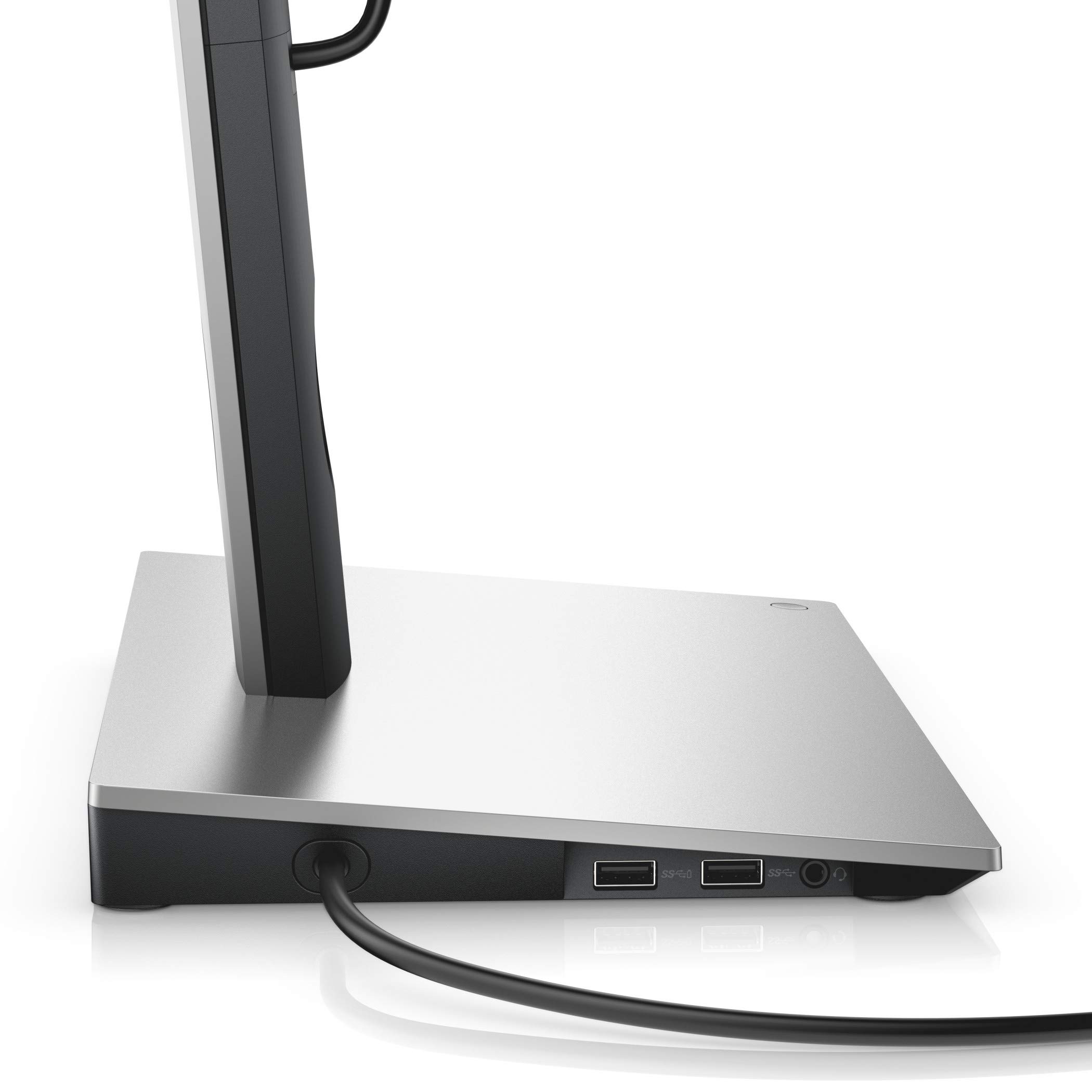 Dell DS1000 Docking Station with Monitor Stand - 1 HDMI Port, USB 3.0, USB-C, Ethernet - Compatible with Latitude 7370, Precision 3510/5510/7510/7710, Venue 8 Pro 5855 | Perfect for Home Office Setup & Multi-Monitor Workstations