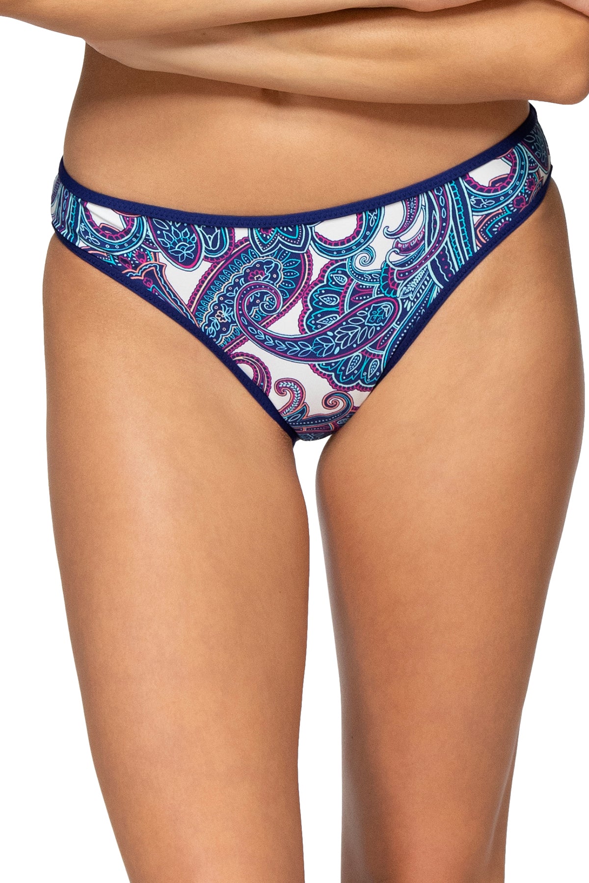 Lula Reversible Hipster Regatta Paisley Underwear - Comfortable Women's Cotton Panties for Everyday Wear & Yoga