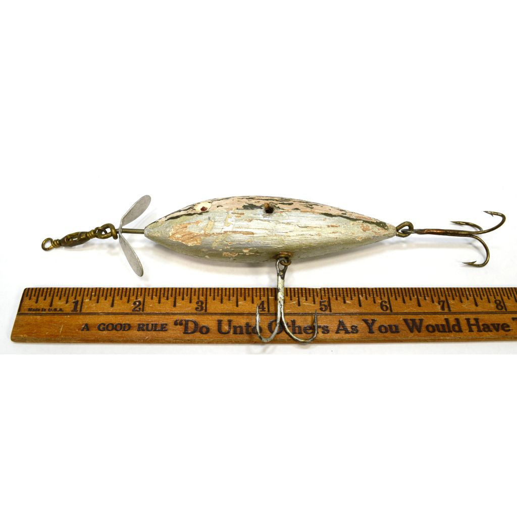 Vintage Wooden Fishing Lure - Handmade 5