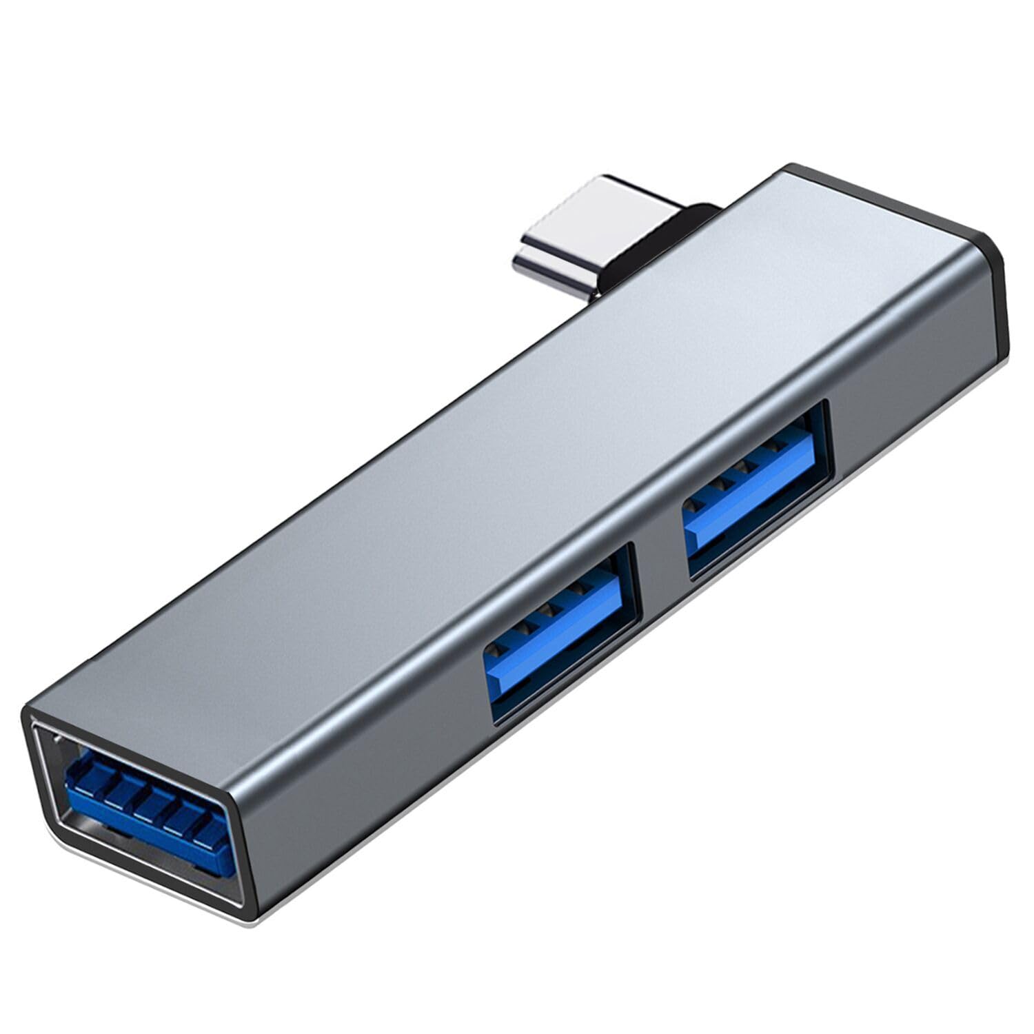 VIENON Aluminum USB C Hub with 3 USB 3.0 Ports - Compact USB-C Adapter for MacBook Pro/Air, iPad Pro/Air, Galaxy Tab & More Type-C Devices - Perfect for Office, Travel & Home Workspaces
