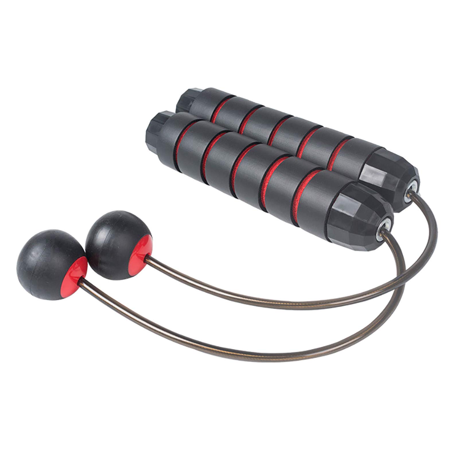 Tangle-Free High-Speed Jump Rope with Ball Bearings - Adjustable Steel Skipping Rope with Foam Handles for Women, Men & Kids - Perfect for Gym Workouts, Home Fitness, Weight Loss & Cardio Training
