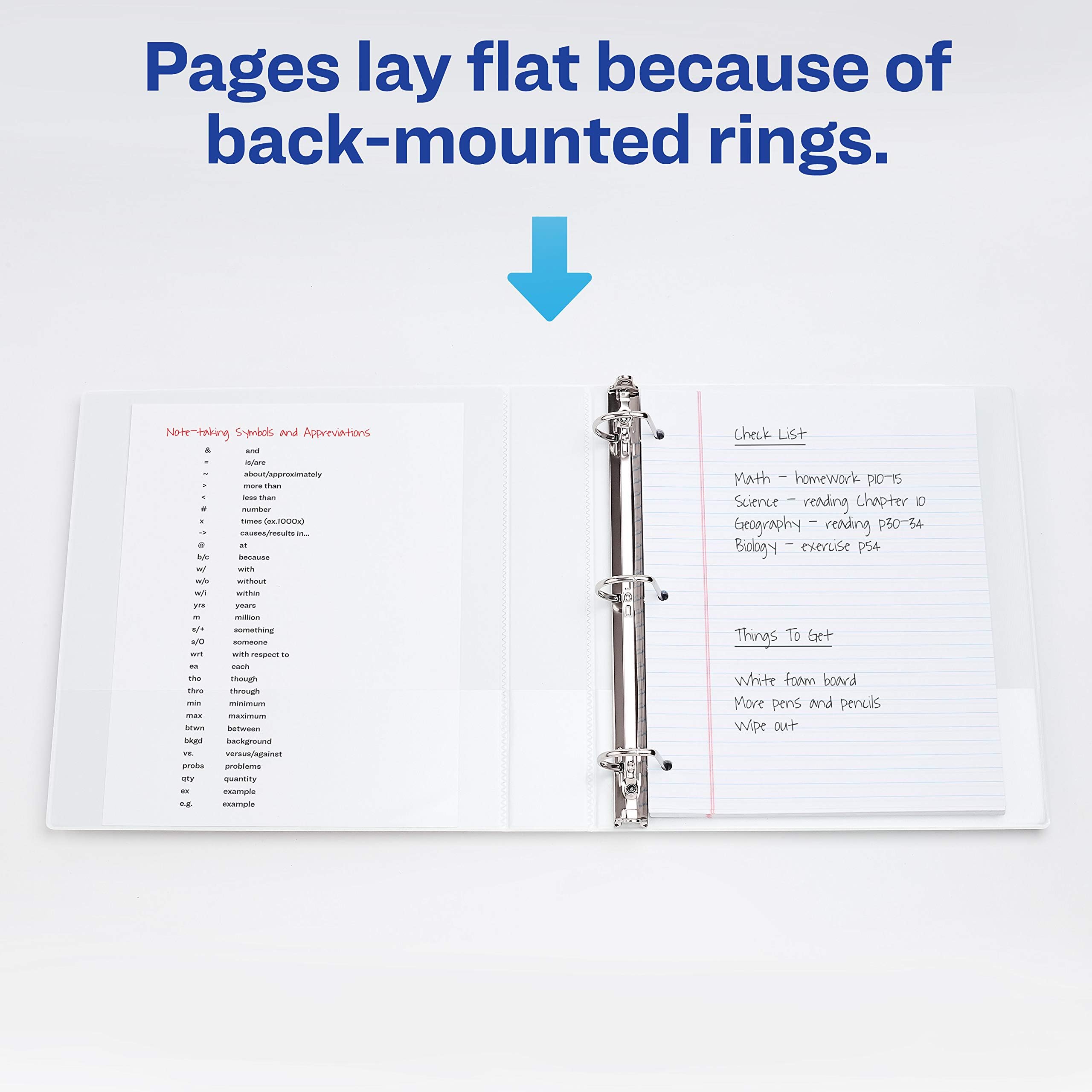 Avery Durable View 3 Ring Binder - 0.5