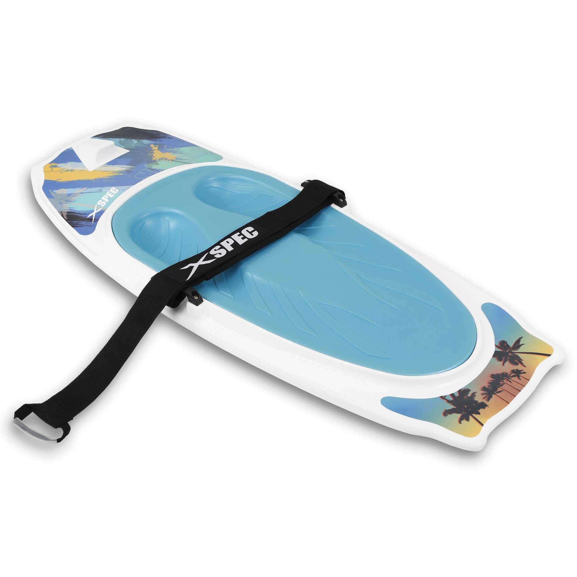 Xspec Kneeboard with Hook Strap - Comfortable Padded Foam Surface for Knee Surfing, Boating & Waterboarding - Perfect for Kids, Teens & Adults - Ideal for Water Sports, Beach Activities & Outdoor Adventures