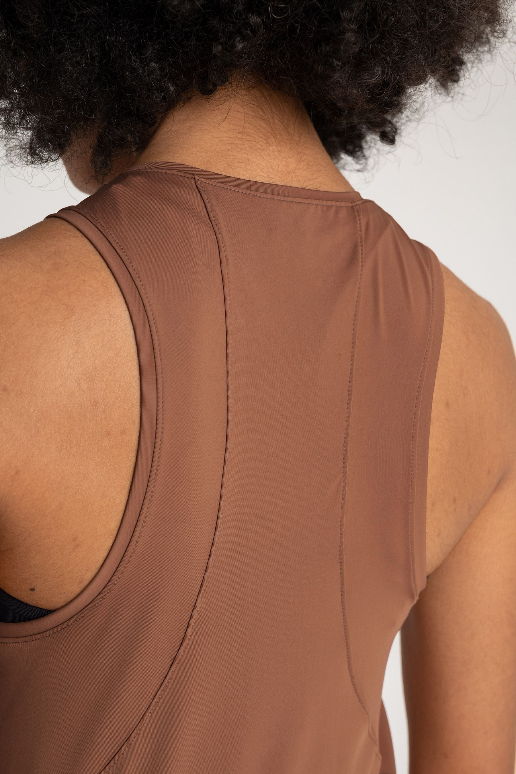 Green Slim Racer Tank Top for Women - Lightweight Breathable Workout Shirt - Perfect for Yoga, Running & Gym