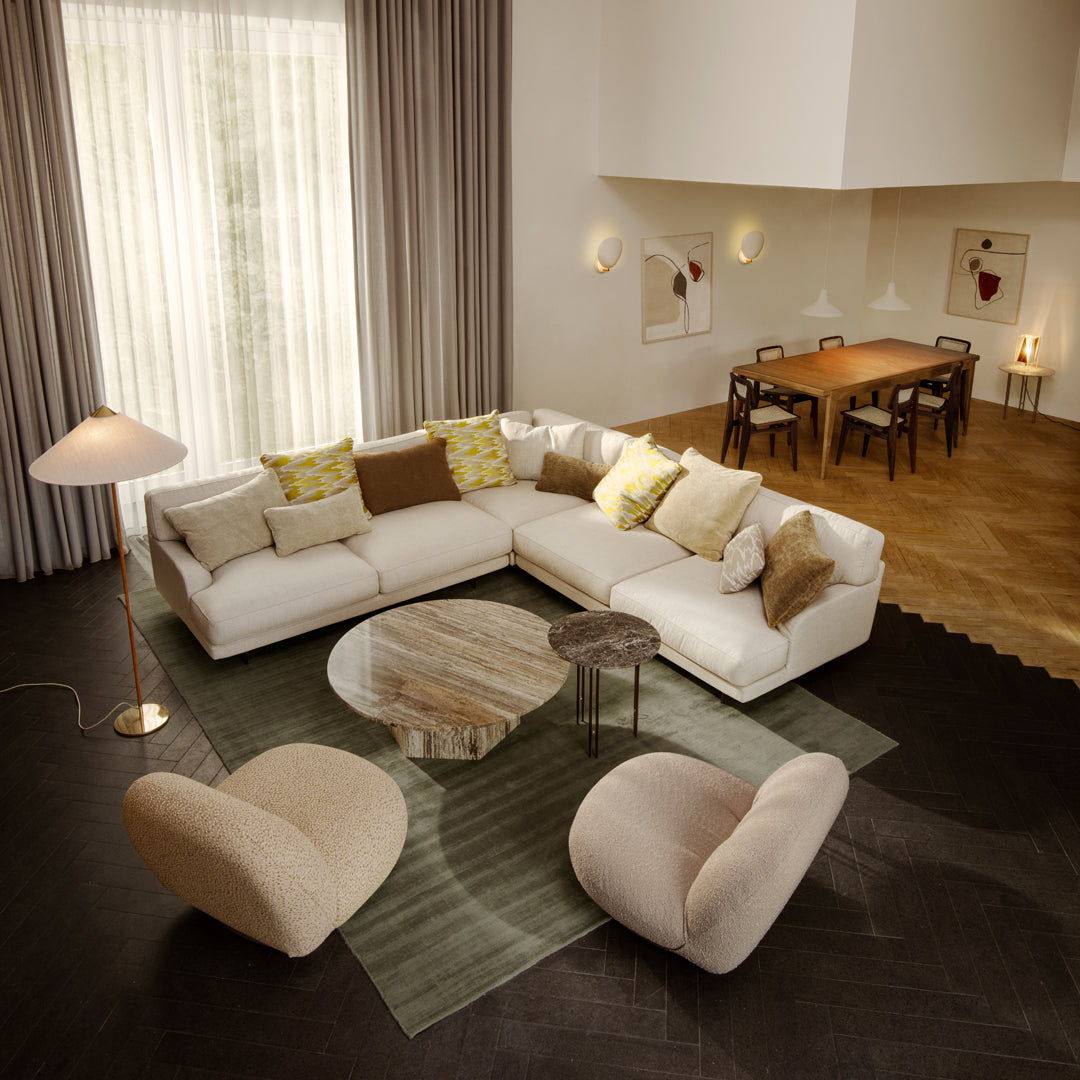 Luxury Gubi x Golran Handmade Rugs - Premium Scandinavian Design Wool & Silk Carpets for Living Room, Bedroom & Office Decor