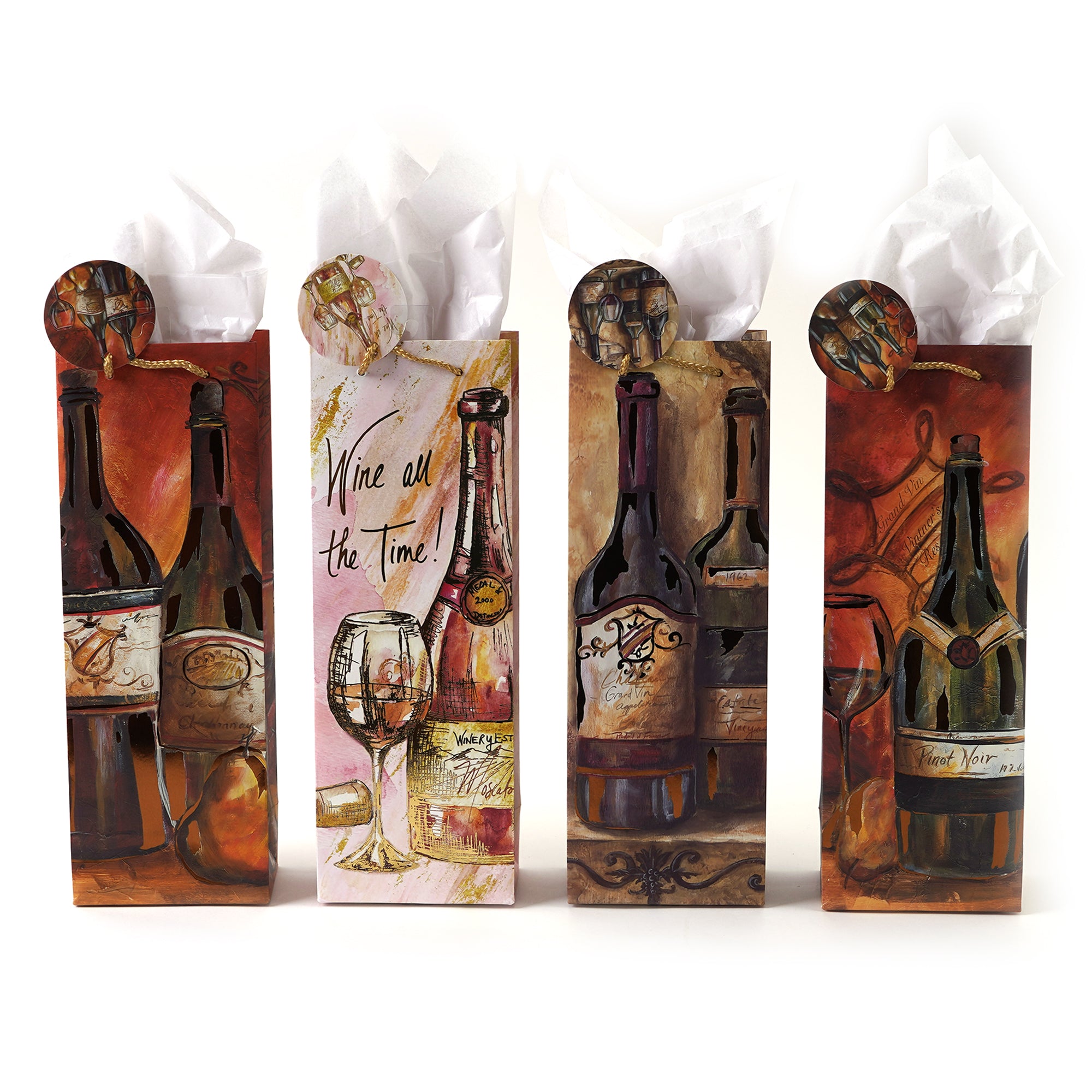 Vintage Prize Hot Stamp Bottle Bag - 4 Unique Designs for Collectibles, Gifts & Party Favors | Perfect for Carnival, Fair & Themed Events