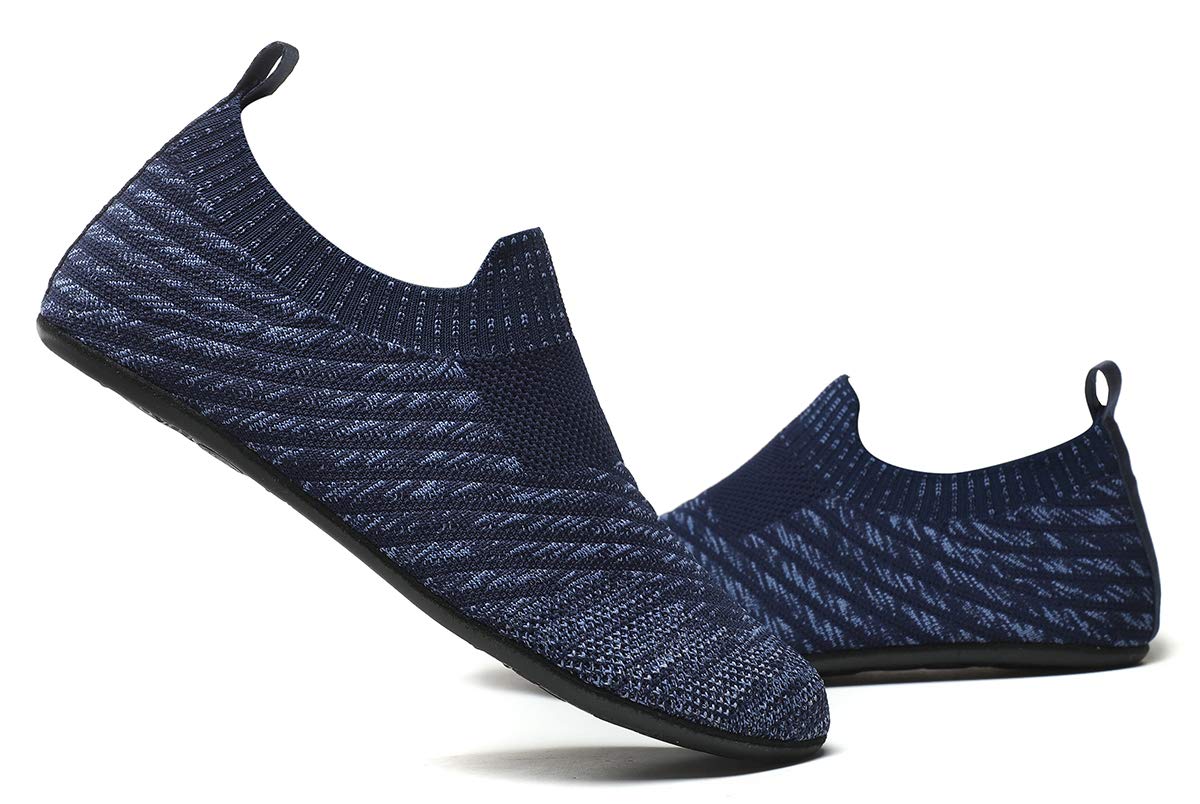 SLIPVEL Lightweight House Slippers - Non-Slip Indoor Home Yoga Shoes for Women & Men - Perfect for Relaxing at Home, Yoga Practice, and Spa Days
