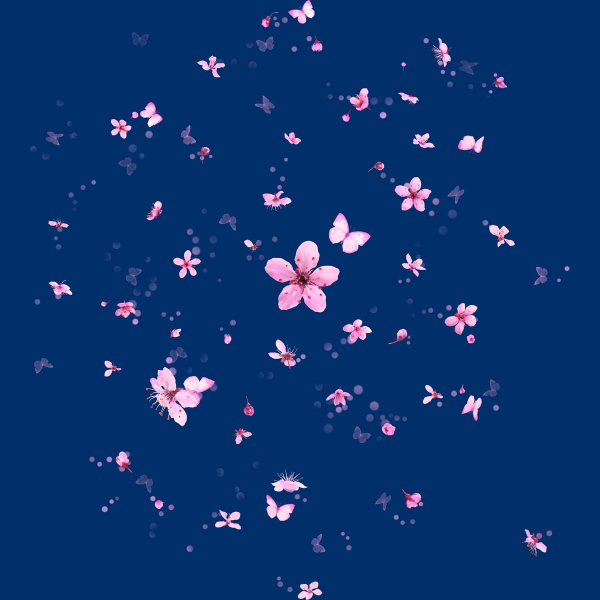 Design By Humans Men's Japanese Cherry Blossoms Breeze Graphic Tank Top - Soft Cotton Casual Tee for Summer Outfits, Streetwear & Anime Fans