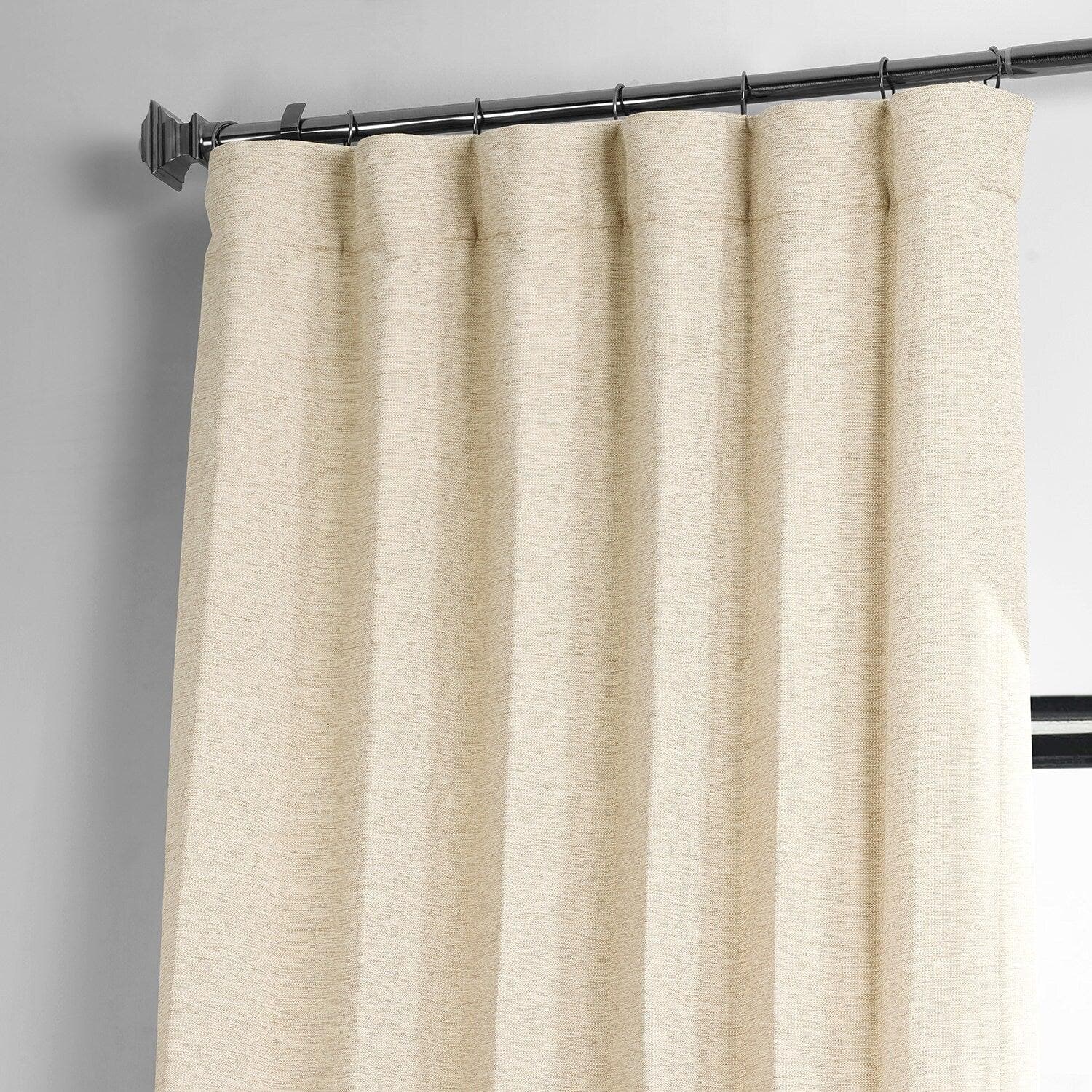 Blackout Curtains for Bedroom - Candlelight Textured Bellino Room Darkening Drapes for Noise Reduction & Light Blocking - Perfect for Nursery, Home Theater & Shift Workers
