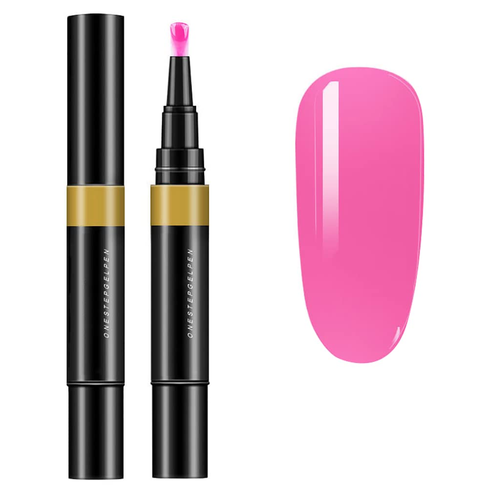 MUYUHOHA 3-in-1 Nail Gel Polish Pen - Soak Off UV LED Lamp Compatible DIY Nail Art Tools for Painting & Drawing | Perfect for Home Manicure, Salon Nail Design & Professional Nail Art