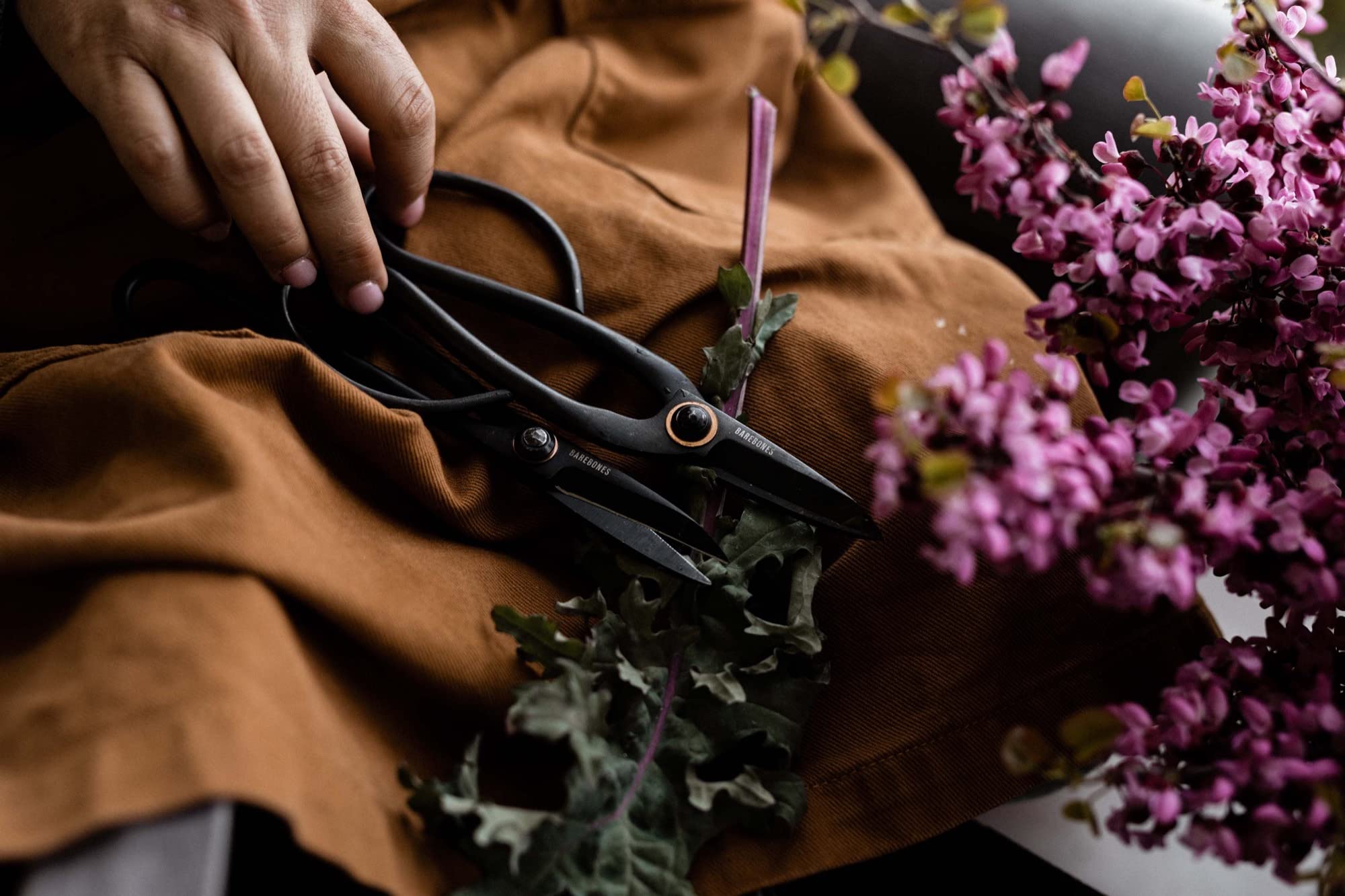 Premium Stainless Steel Pruning Shears - Professional Garden Shears & Herb Scissors for Trimming, Harvesting - Rust-Resistant Gardening Tools for Herb Gardens, Flower Beds, Indoor Plants - Perfect for Home Gardeners & Landscaping Professionals