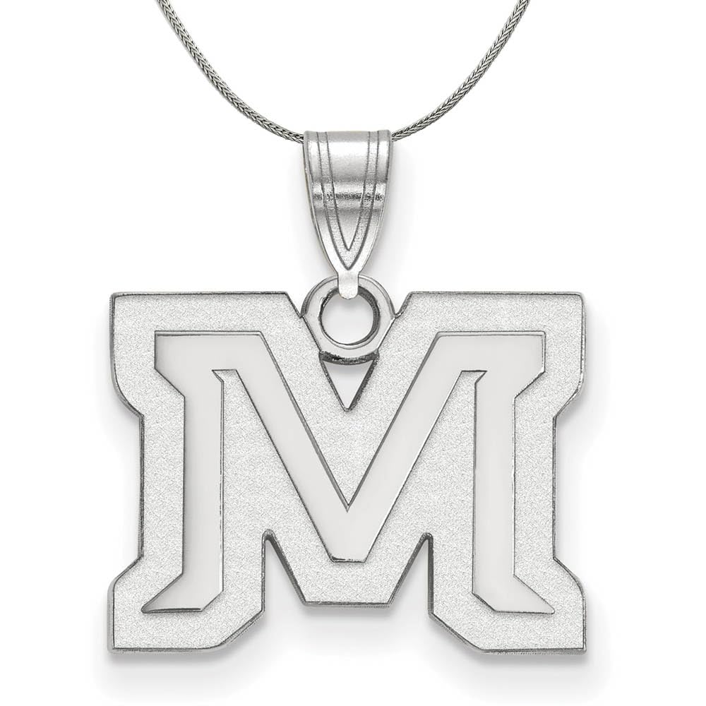 Montana State Sterling Silver Small Pendant Necklace with Black Bow - Perfect for Gifts, Travel Souvenirs & Western Style Jewelry