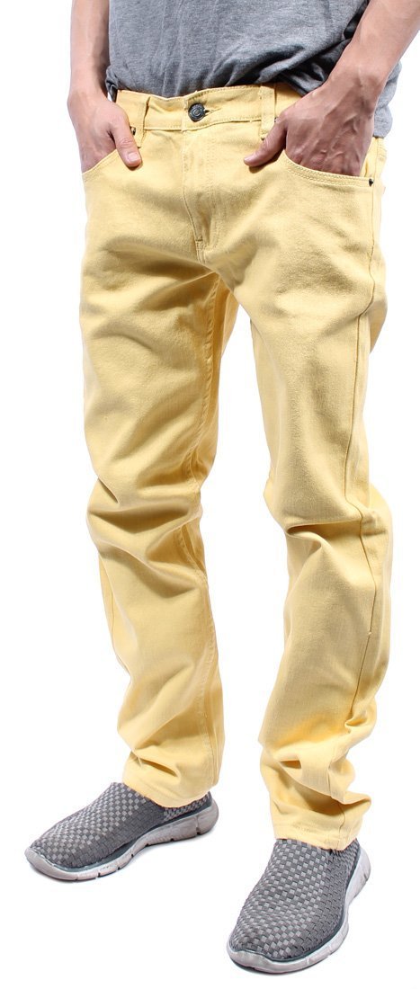 Victorious Men's Skinny Jeans - Slim Fit Stretch Denim Pants for Casual Wear & Night Out | Multiple Colors Available
