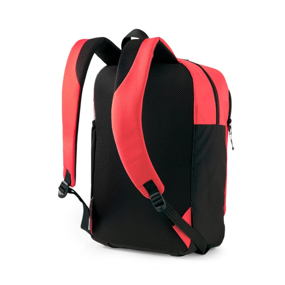 PUMA Scuderia Ferrari Red Sports Backpack for Men & Women - Lightweight Durable Gym Bag for Workout, Travel & School - Official Ferrari Racing Collection