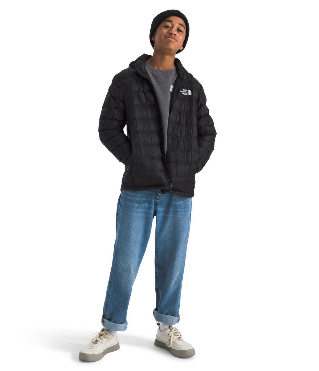 The North Face Boys' Thermoball Hooded Jacket - Lightweight Insulated Winter Jacket for Kids (Little Big Kid) - Perfect for Outdoor Activities, School & Cold Weather Adventures