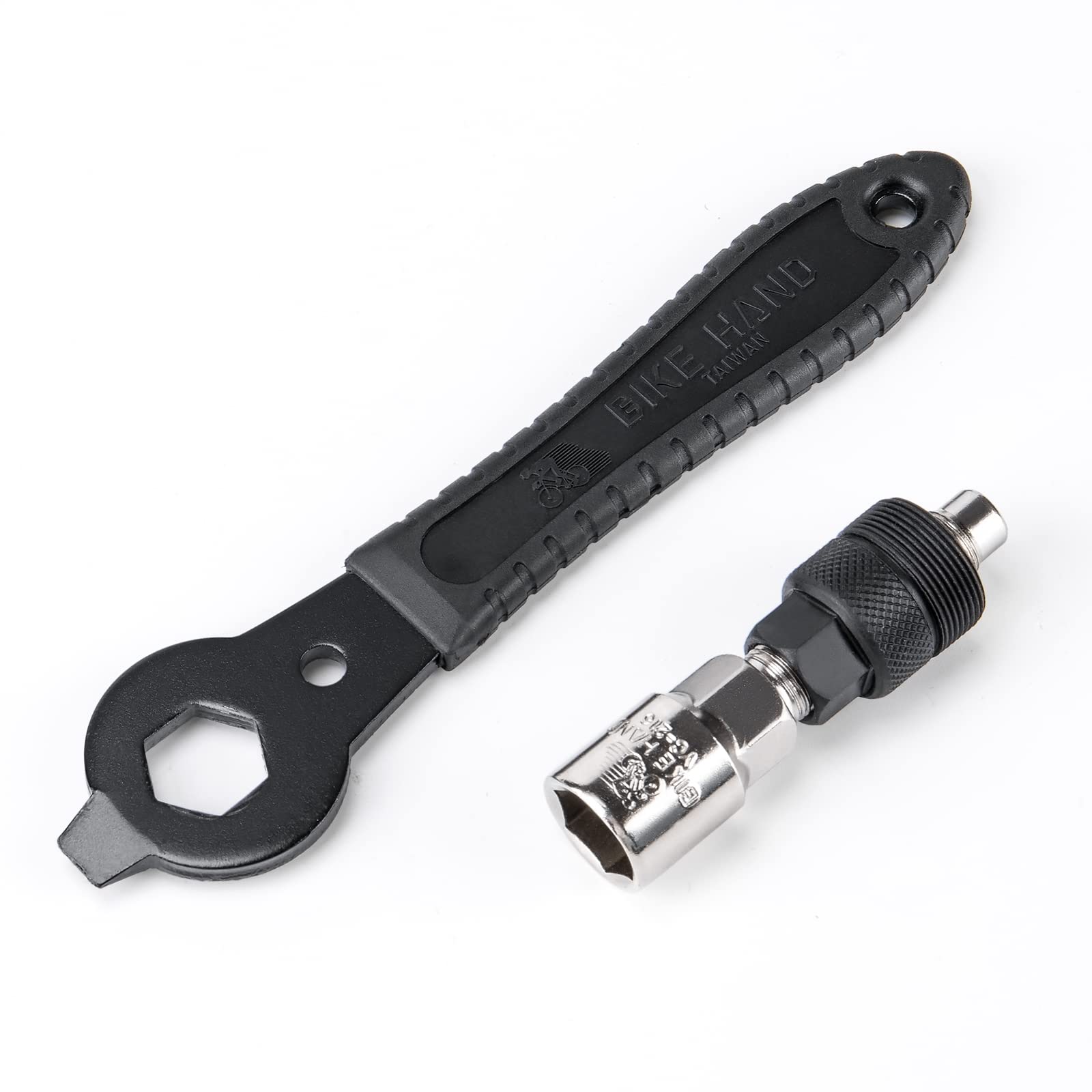Professional Bike Crank Extractor & Bottom Bracket Remover Tool Kit with 16mm Spanner Wrench - Durable Bicycle Crank Arm Puller for Bike Maintenance & Repair - Perfect for Home Mechanics & Professional Bike Shops