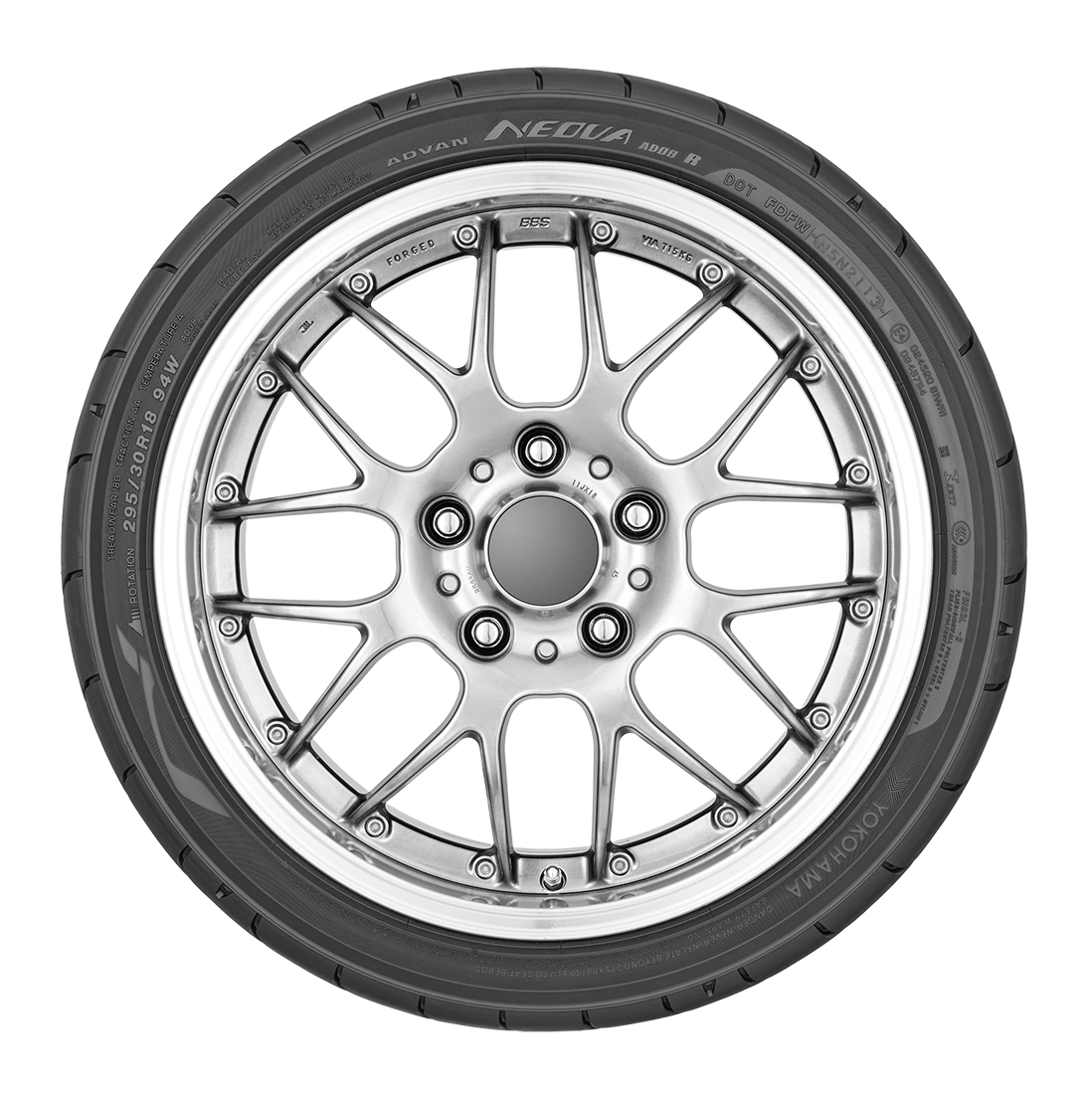 Advan Neova AD08R 245/40R18 93W High Performance Summer Tires - Perfect for Sports Cars & Track Racing