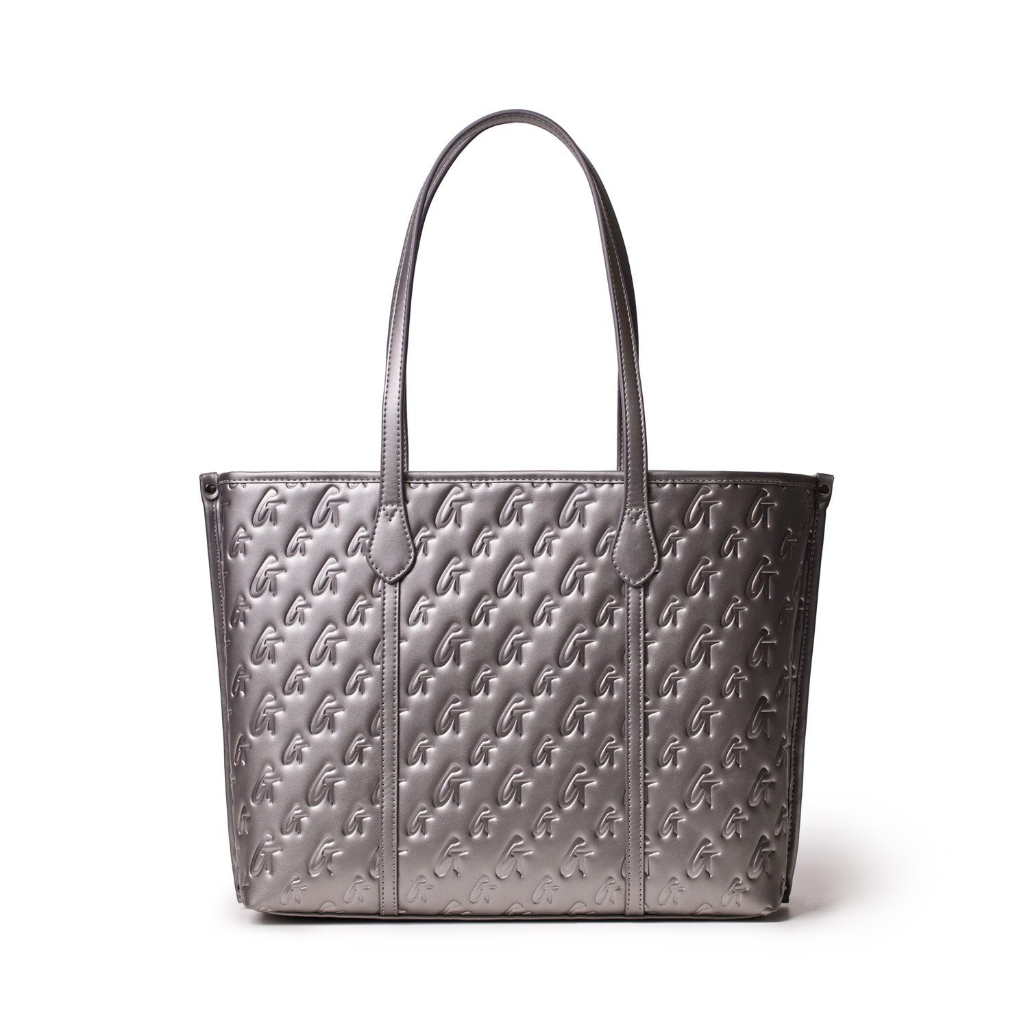 MONOGRAM Sleek Tote Bag Platinum - Stylish Designer Handbag for Women, Perfect for Work, Travel & Everyday Use