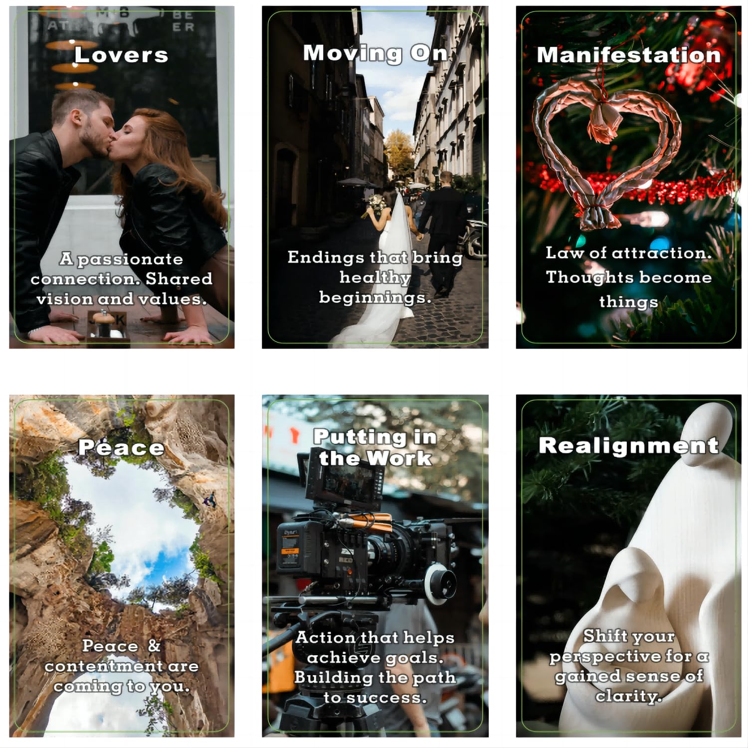 Romantic Love Oracle Cards with Meanings - Han Yu Bowen Love Messages Deck for Self-Awareness & Intuition | Perfect for Relationship Guidance, Couples Therapy, and Spiritual Growth