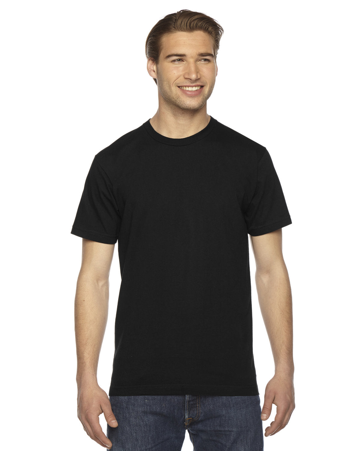 American Apparel 2001W Unisex Fine Jersey Short Sleeve T-Shirt - Soft Cotton Tee for Men & Women - Perfect for Casual Wear, Gym, and Everyday Outfits
