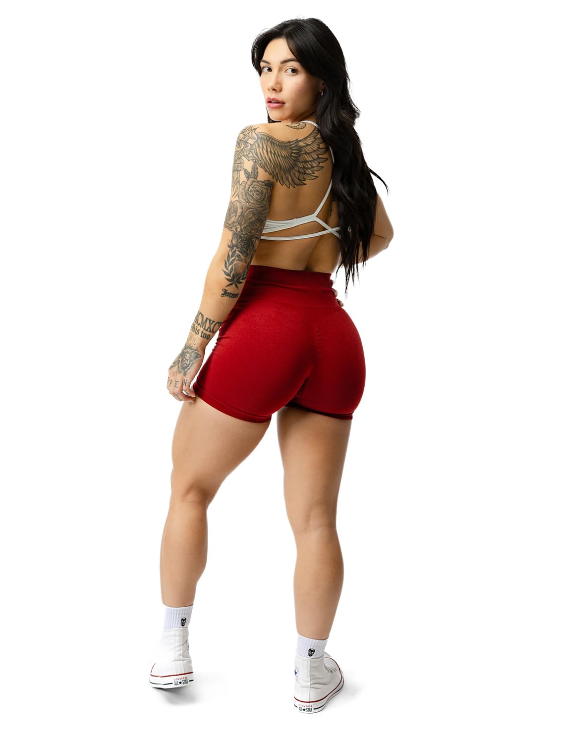 Gymreapers Infinity Seamless High Waist Workout Shorts for Women - Breathable Biker Shorts for Running, Yoga, Pilates & Gym Training - Perfect for Fitness, Sports & Active Lifestyle