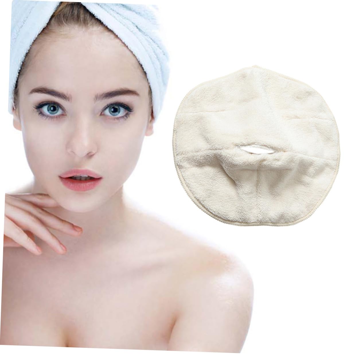 Minkissy 2 Pack Coral Fleece Face Towels - Ultra Soft & Cozy Facial Towels for Women - Hot & Cold Compress Therapy - Perfect for Spa, Skincare, Travel & Gym Use