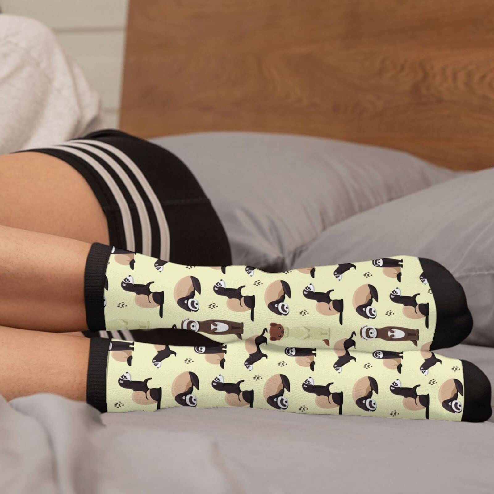 Funny Crazy Novelty Crew Socks for Men & Women - Comfortable Athletic Running Hiking Socks - Perfect for Casual Wear, Sports & Outdoor Adventures