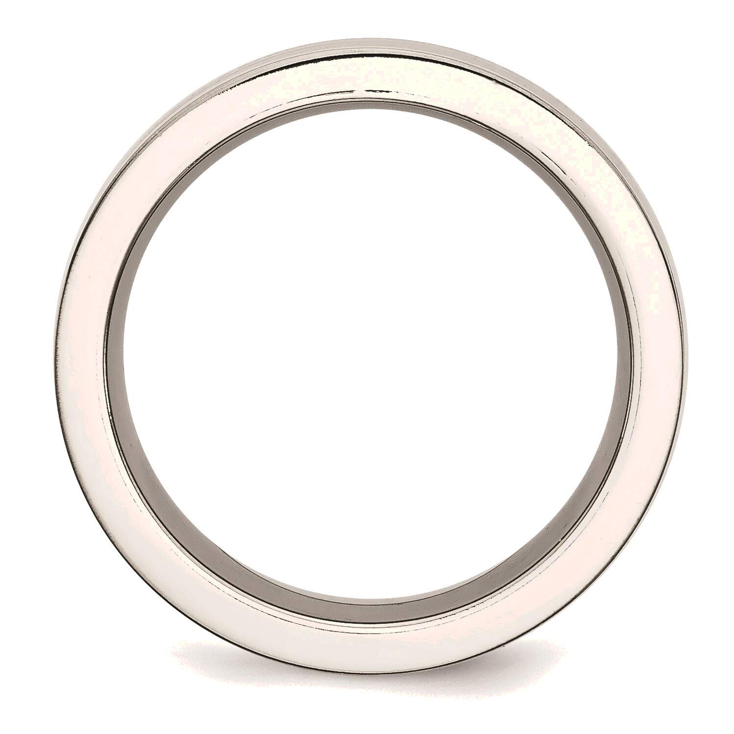 Bonyak Stainless Steel & Black Ceramic Ring for Men & Women - Size 11 Wedding Band, Anniversary Gift, Fashion Jewelry for Everyday Wear