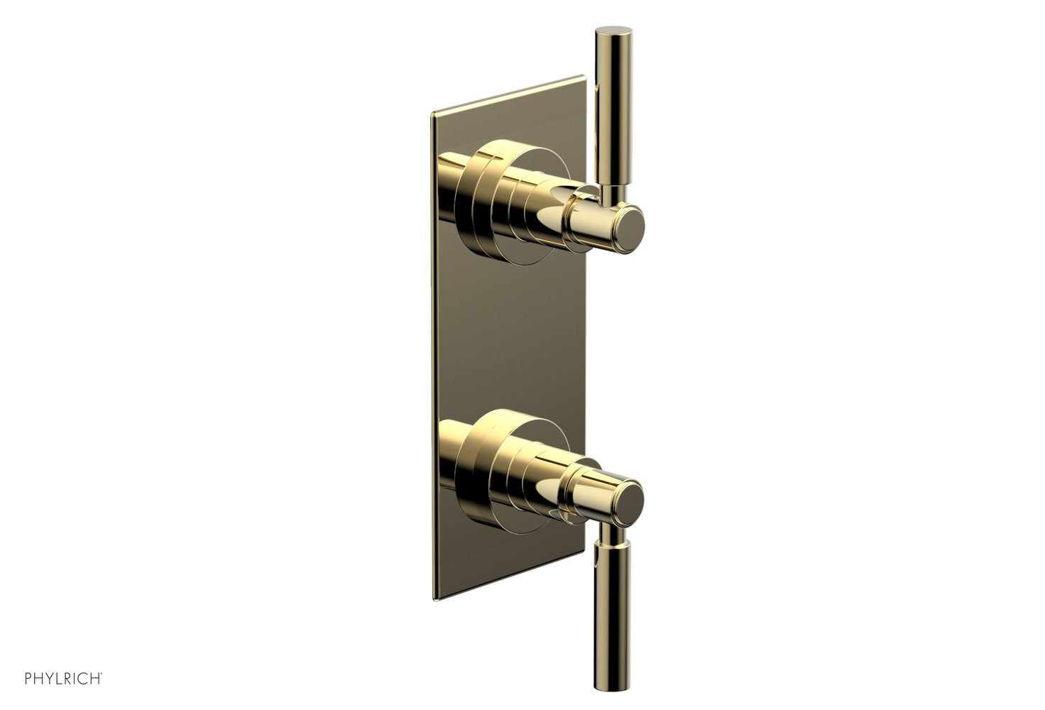 Thermostatic Shower Valve with Volume Control & Diverter Lever - 1/2 Inch Brass Mixer for Bathroom & Shower - Perfect for Home Renovation & Plumbing Upgrades