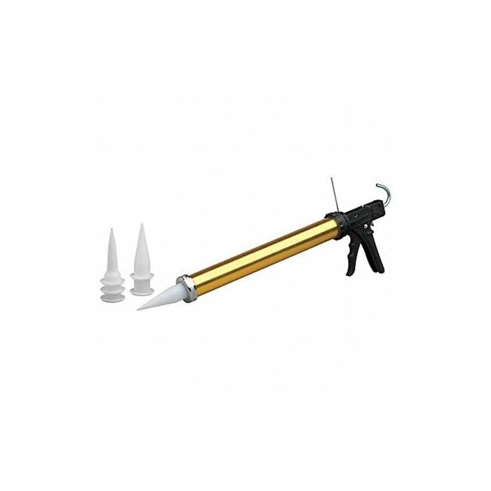 Heavy Duty Metal Caulk Gun for Bulk Loading - 30 oz Capacity - Perfect for Construction, Home Repairs & DIY Projects
