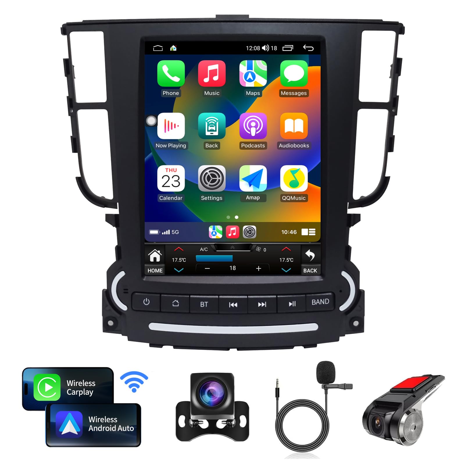 Premium Android Auto Car Stereo for Acura TL 2004-2008 | 10.1