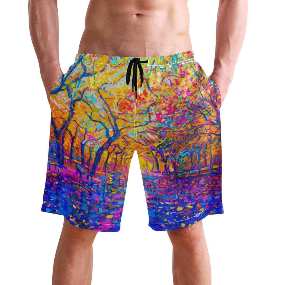 Visesunny Men's Quick Dry Swim Trunks - Summer Beach Board Shorts for Swimming, Surfing & Vacation | Lightweight & Comfortable Bathing Suits for Pool, Holiday & Casual Wear