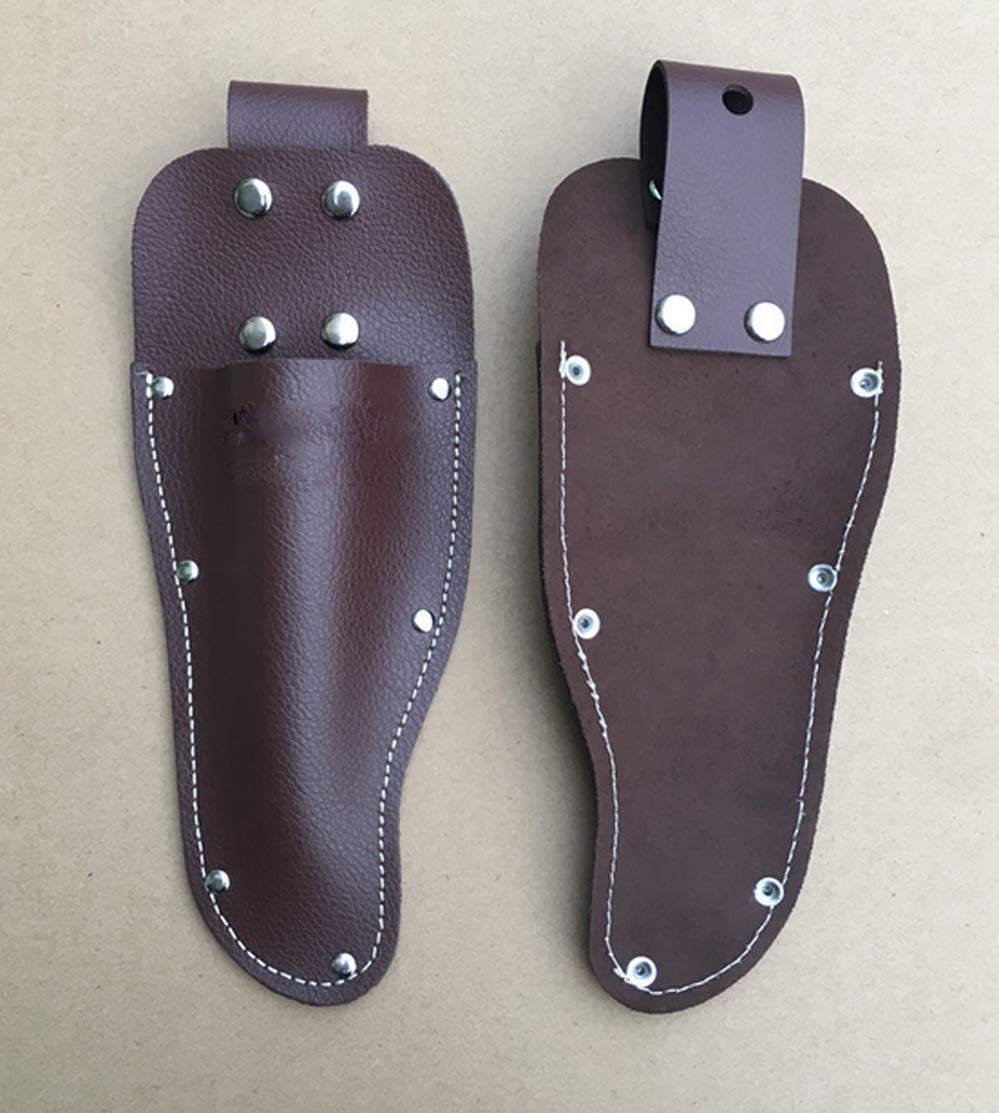 Premium PU Leather Garden Pruner Sheath - Protective Holster Case for Pruning Shears & Garden Scissors | Durable Carry Cover for Gardening Tools | Perfect for Outdoor Landscaping, Trimming & Plant Care